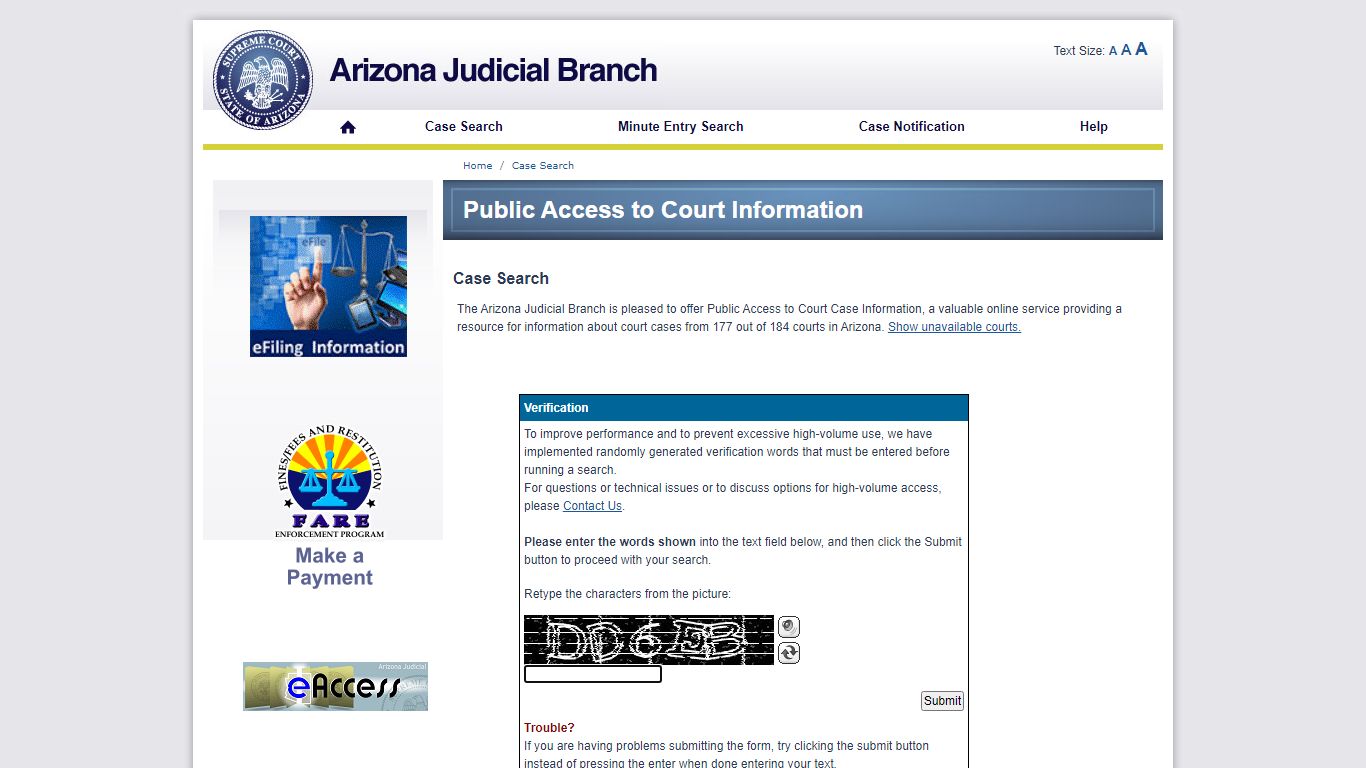 Public Access - Arizona